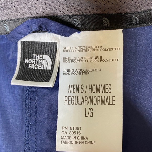 The NorthFace Jacket Blue Full-zip Mens Size Large - Picture 9 of 15